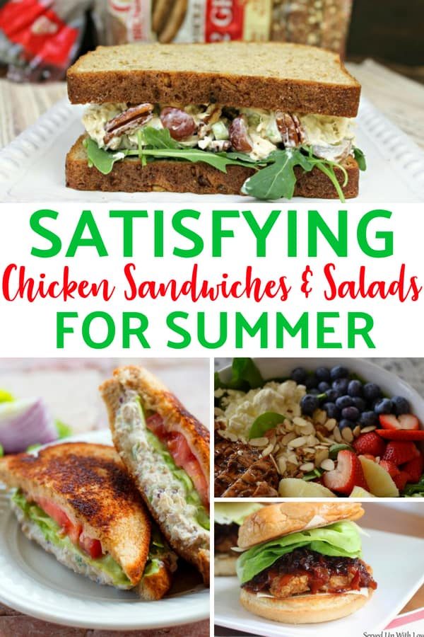15 Chicken Sandwiches or Salads Perfect For Picnic Season