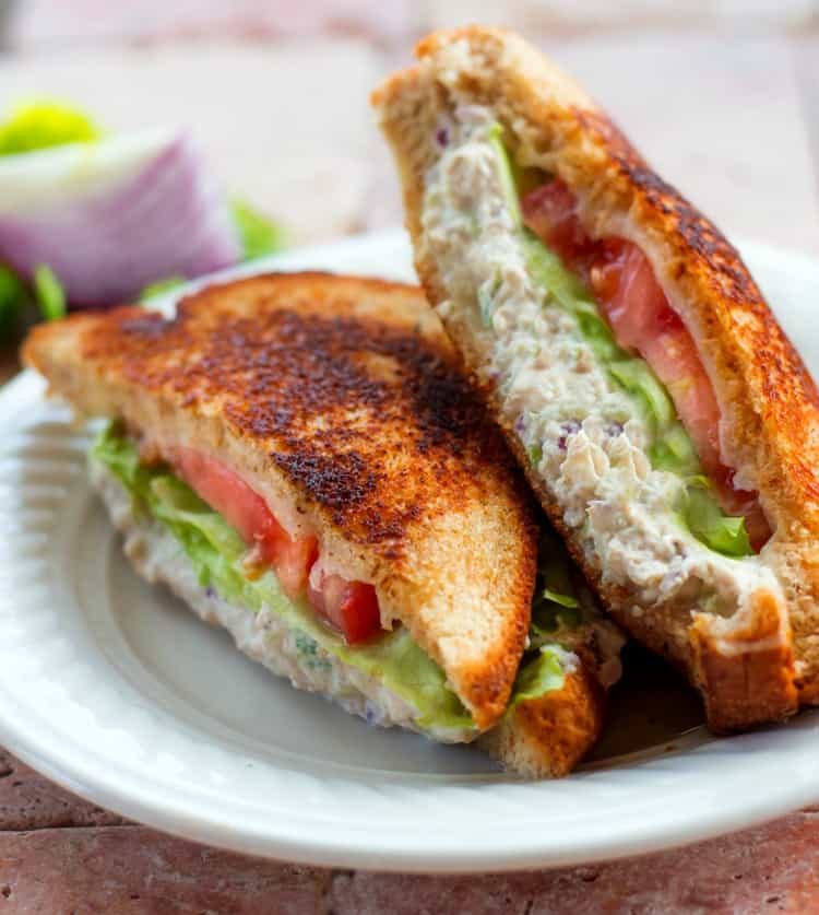 Chicken Sandwiches - Chicken Salad Melt Sandwich- Bunnys Warm Oven