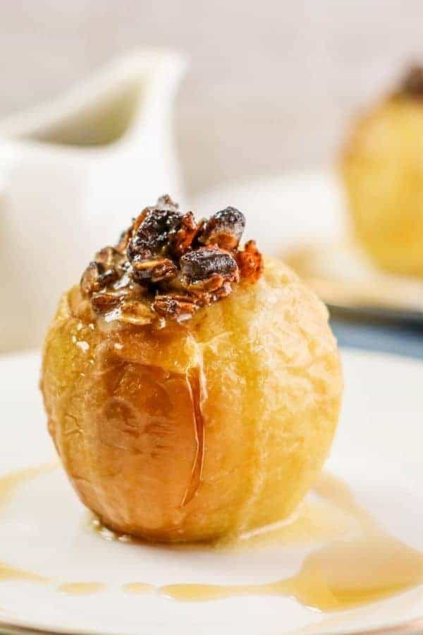 Air Fryer Baked Apples Stuffed with Oats