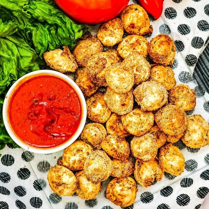 4 Ingredient Air Fryer crunchy Tortellini