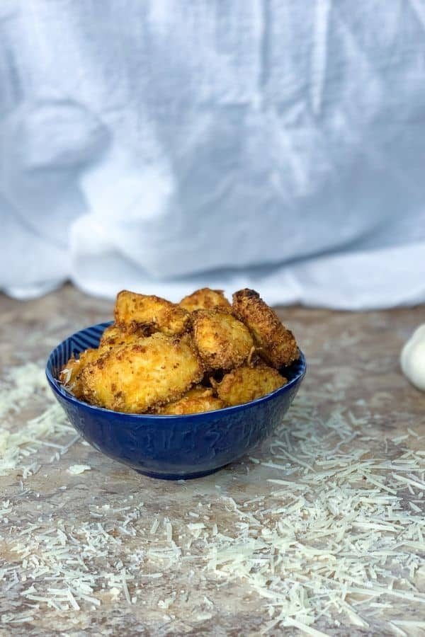 Air Fryer Garlic Parmesan Chicken Nuggets