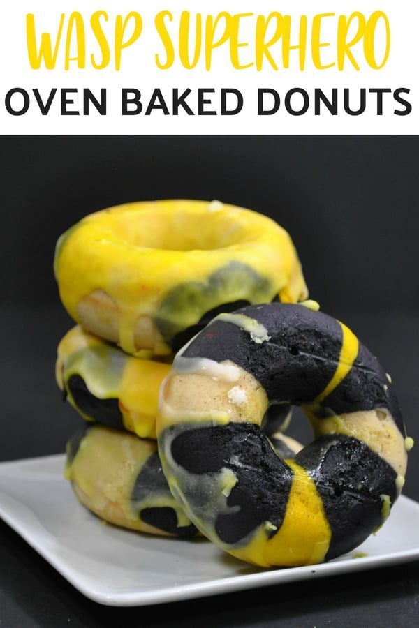 Wasp Superhero Baked Cake Donut -Kids Love Them