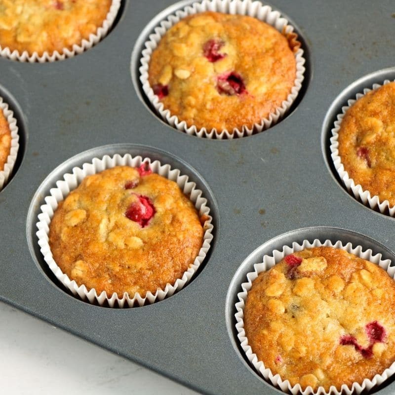 Banana Cranberry Muffins