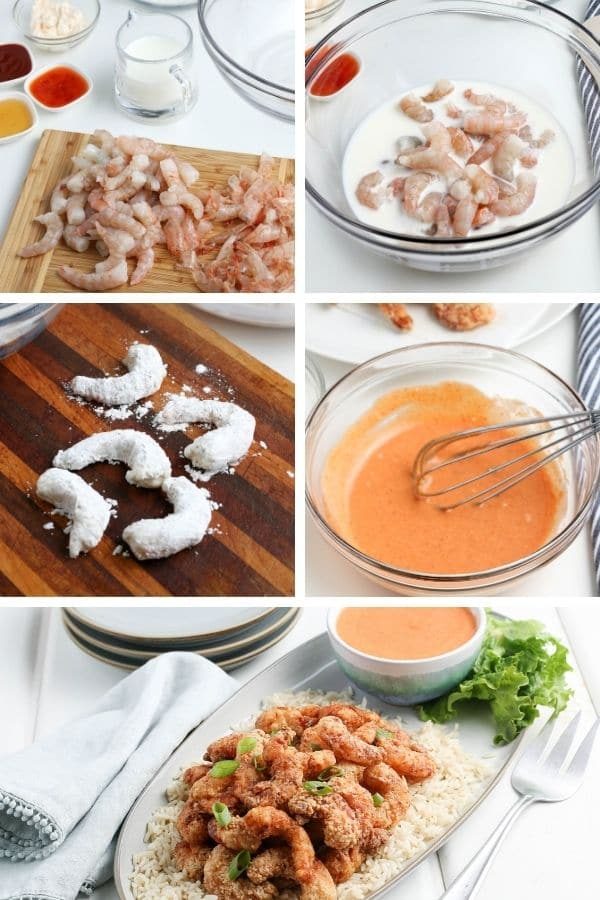 steps to make bang bang shrimp