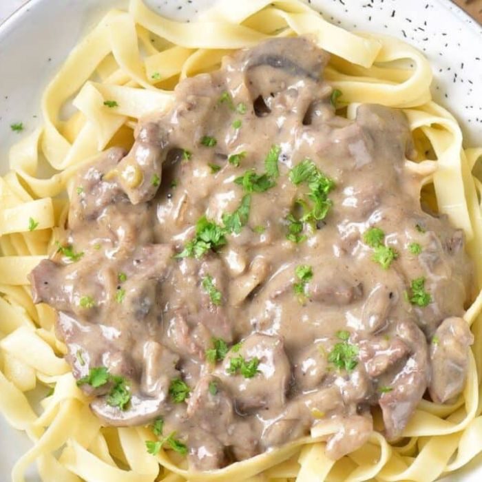 Beef Stroganoff