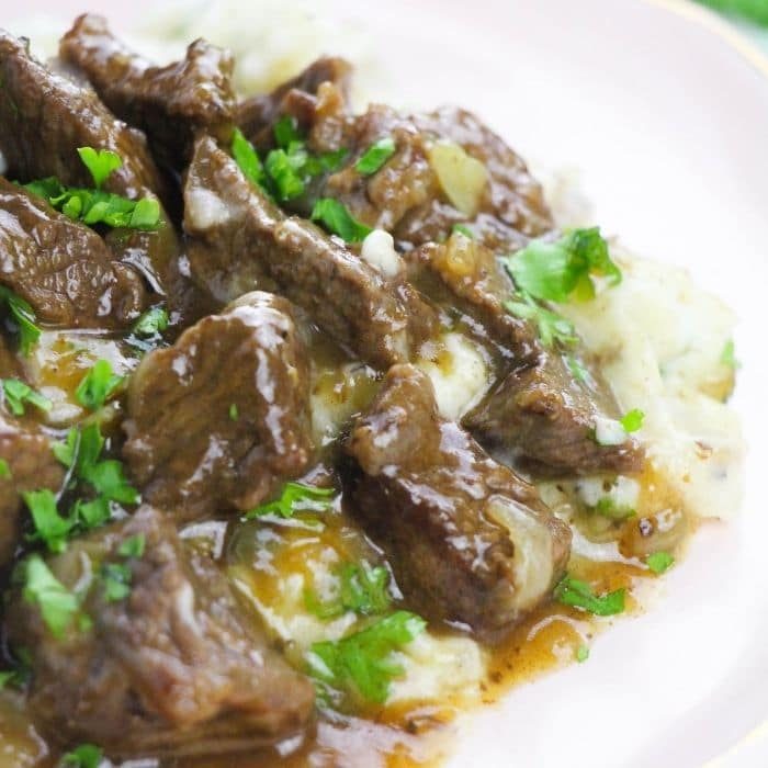 Beef Tips and Gravy