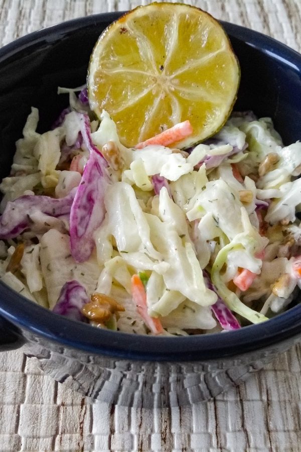 Smooth Lemon Dill Coleslaw