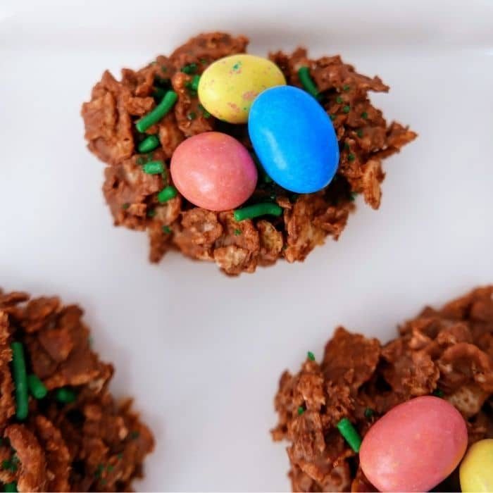 No-Bake Birds Nest Cookies