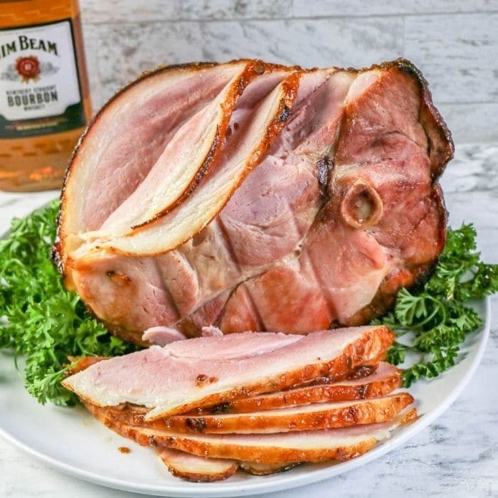 Bourbon Glazed Ham