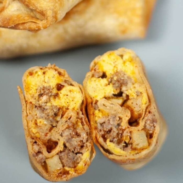 Breakfast Chimichangas
