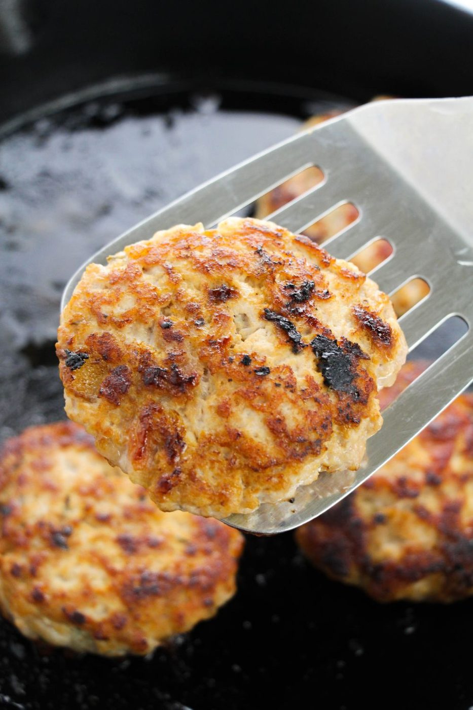 sausage on cast iron skillet