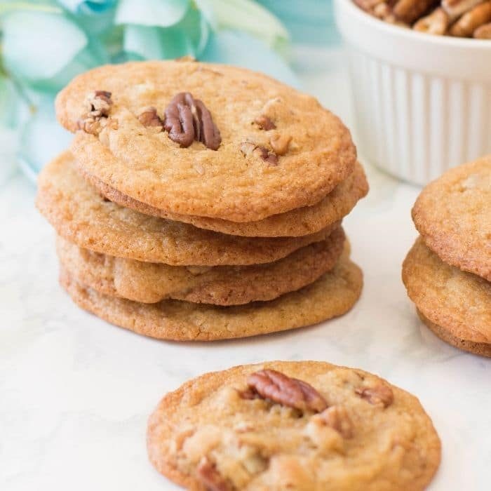 Soft Butter Pecan Cookies