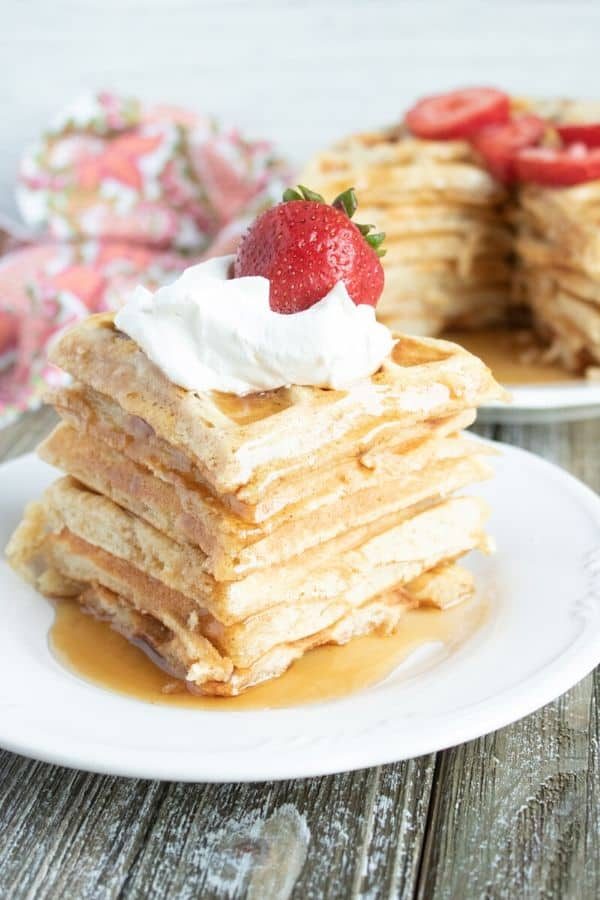 Crisp And Fluffy Buttermilk Waffles