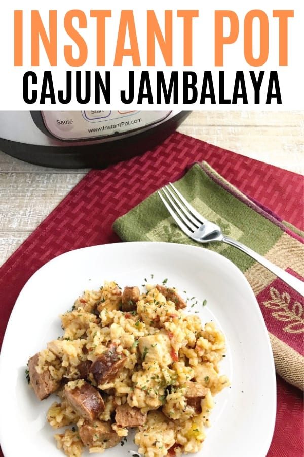 Cajun Jambalaya Made In The Instant Pot