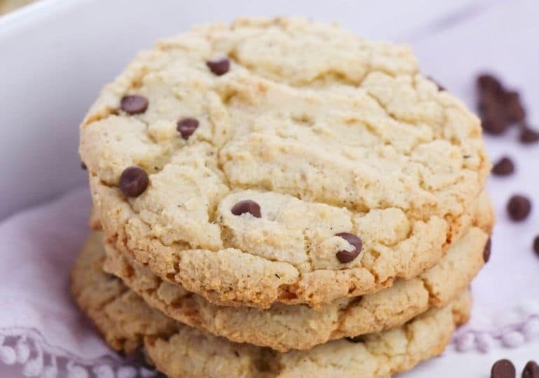 Chocolate Chip Cake Mix Cookies