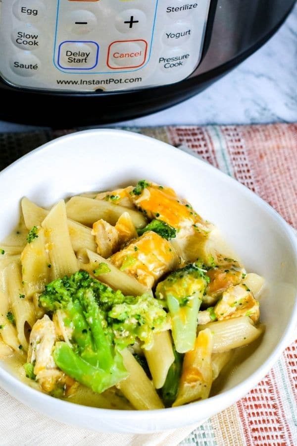 Instant Pot cheese Chicken Pasta with Broccoli