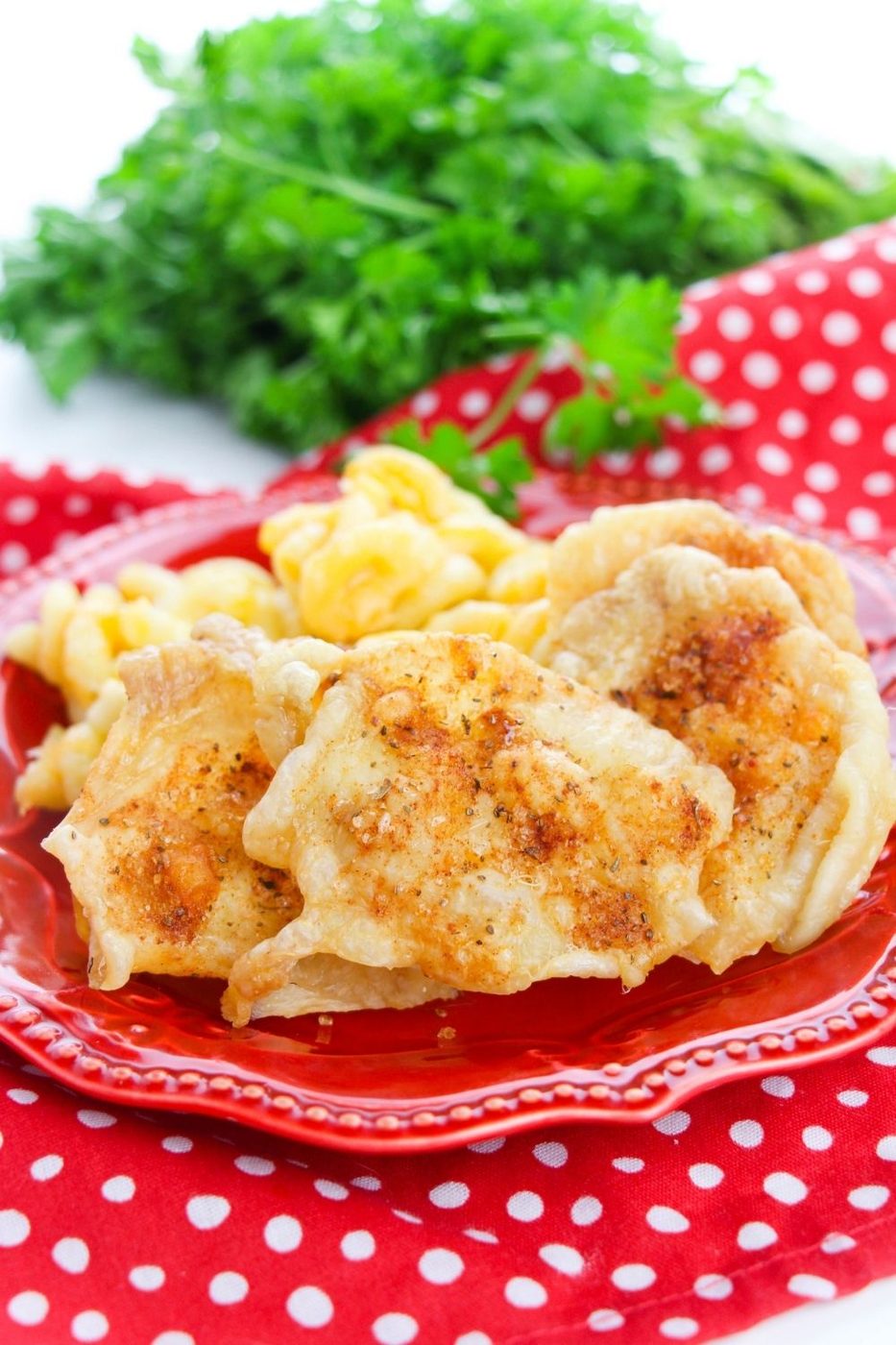 cracklins on plate 