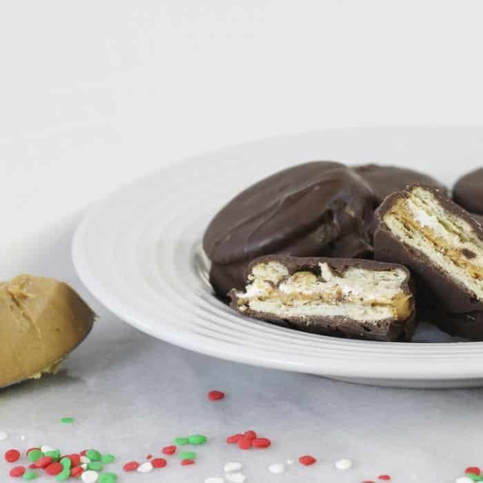 Fluffernut Chocolate Covered Ritz A Ritz Cracker