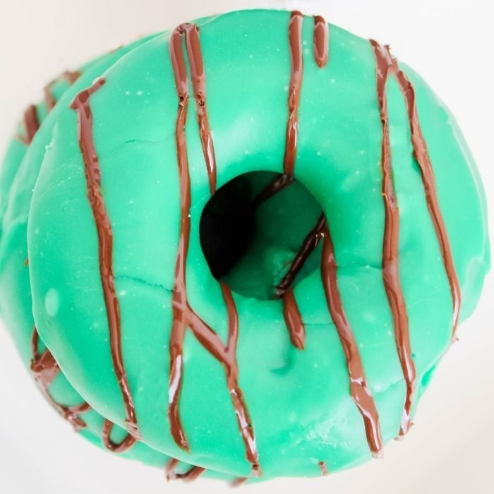 Chocolate Mint Donuts