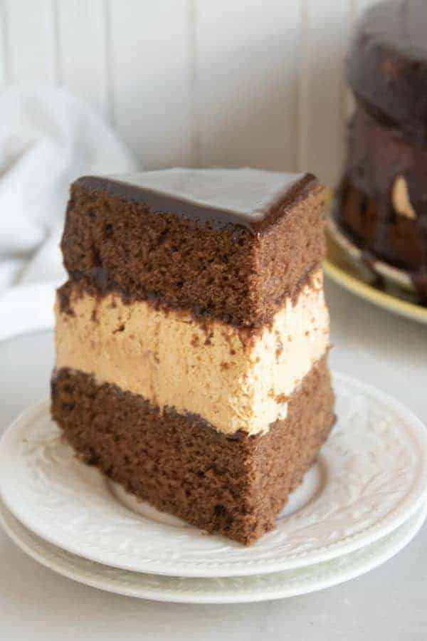 Incredible Chocolate Pumpkin Cheesecake Cake