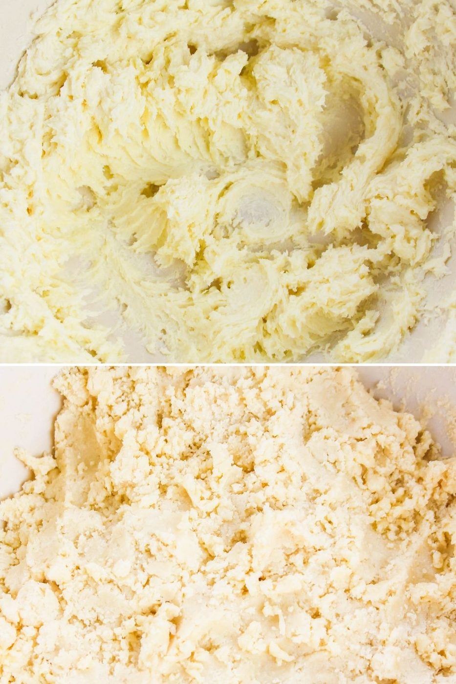 cookie dough in stand mixer 