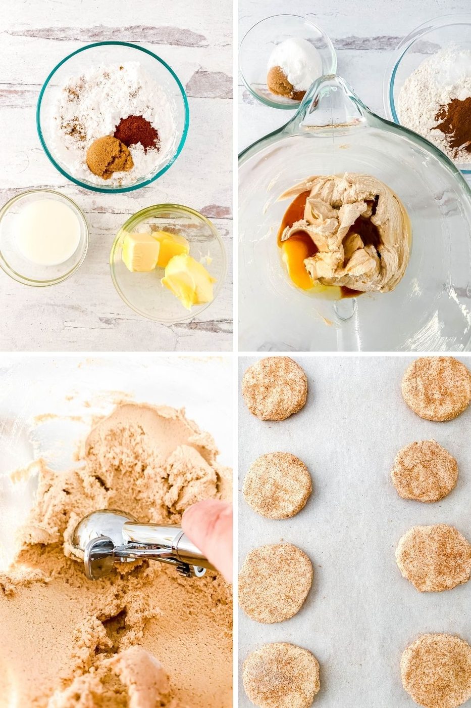 Crumbl churro cookie steps on how to make