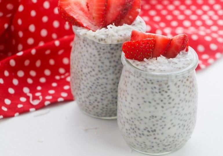 4 Ingredient Coconut Milk Chia Pudding