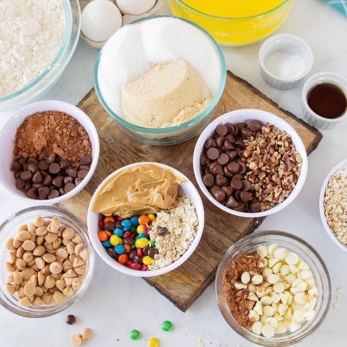 cookie bar ingredients 