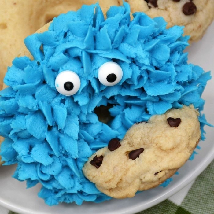 Cookie Monster Donuts