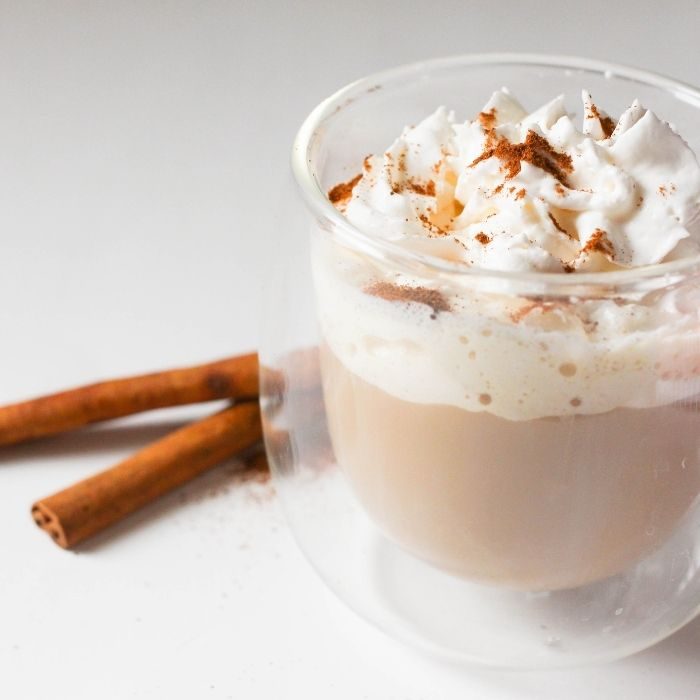 Diner-style Starbucks Cinnamon Dolce Latte