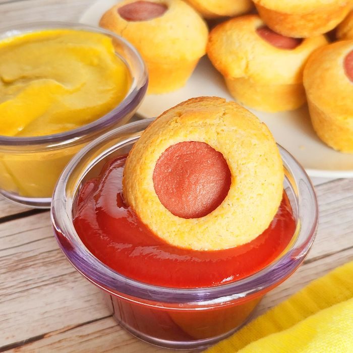 Mini Corn Dog Muffins