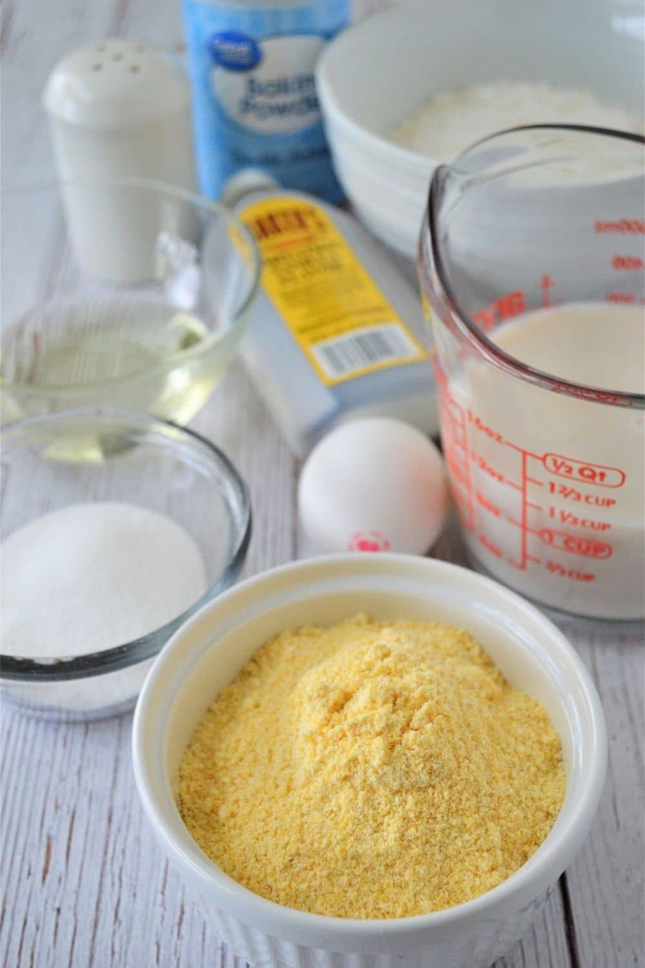 Fluffy Cornmeal Pancakes