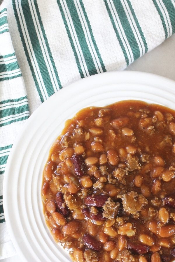 Crockpot Cowboy Beans