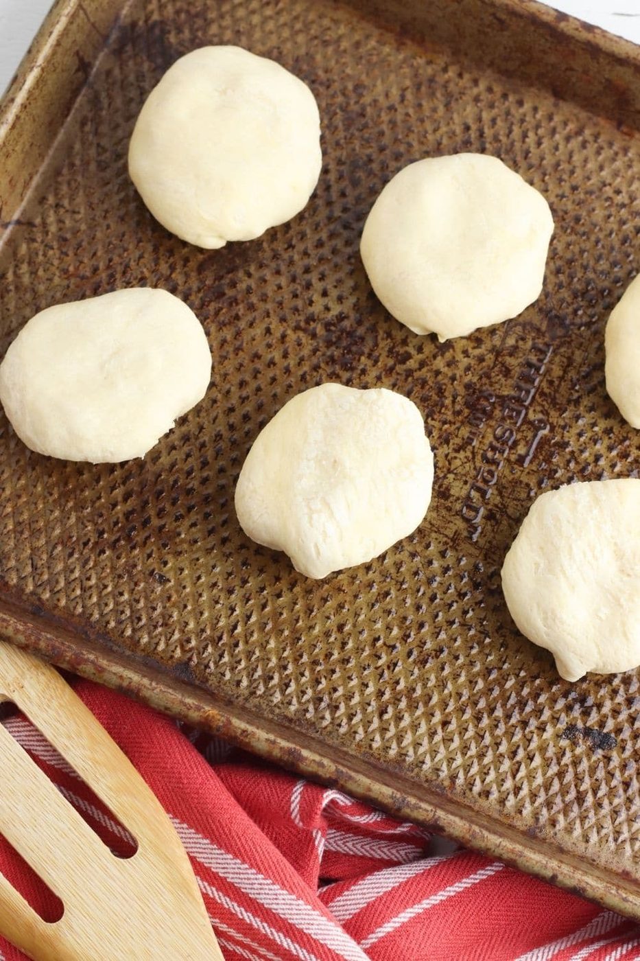 crescent roll on baking sheet 