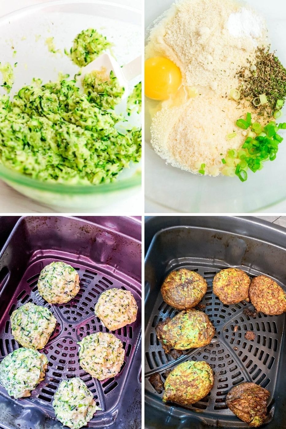shredded zucchini fritters recipe