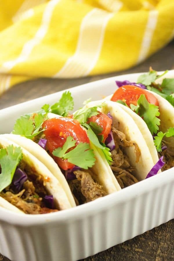 Dr. Pepper Pulled Pork Instant Pot Tacos