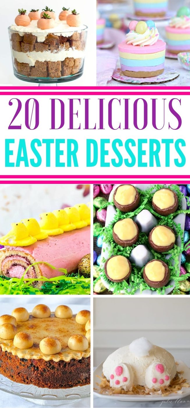 20 Oustanding Easter Desserts To Brighten Up Your Dessert Table