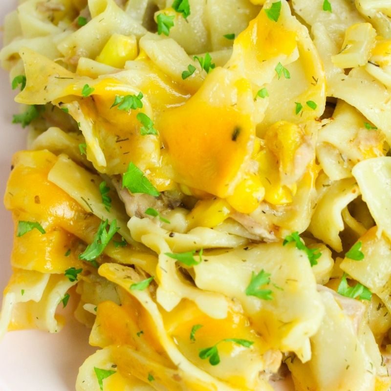 Crockpot Tuna Noodle Casserole