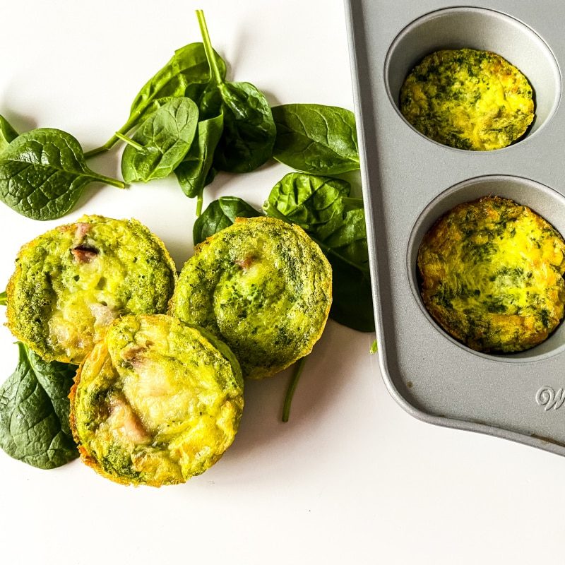 Ham & Spinach Egg Muffins