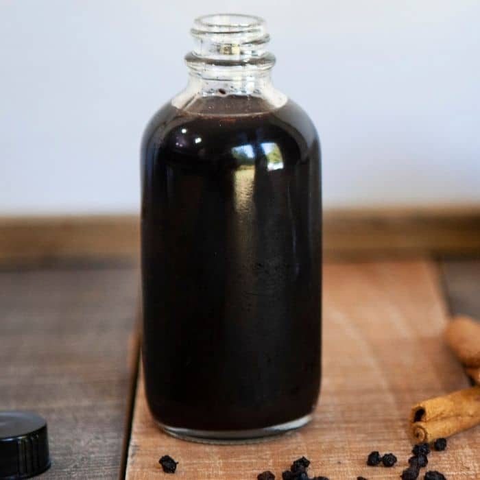 From-scratch Elderberry Syrup
