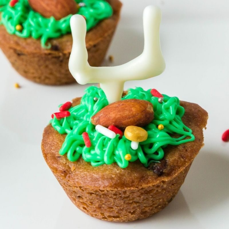 Football Cookie Cups Dessert