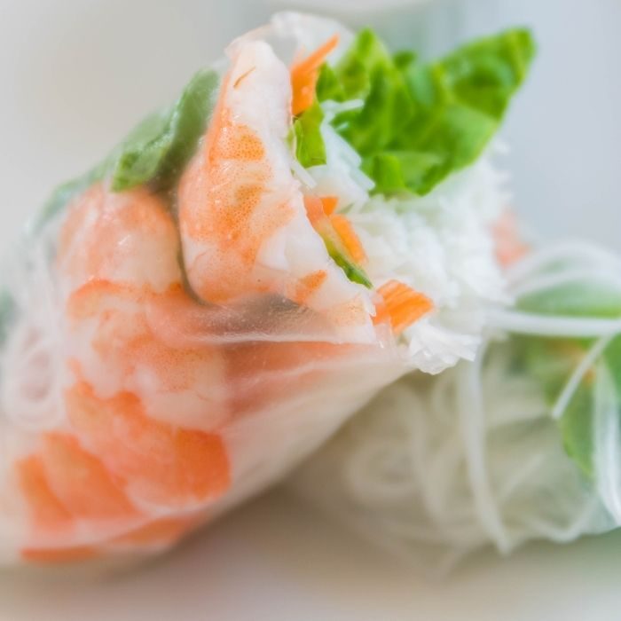 Fresh Spring Rolls with Shrimp