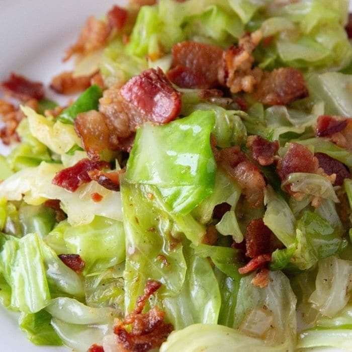 Fried Cabbage and Bacon