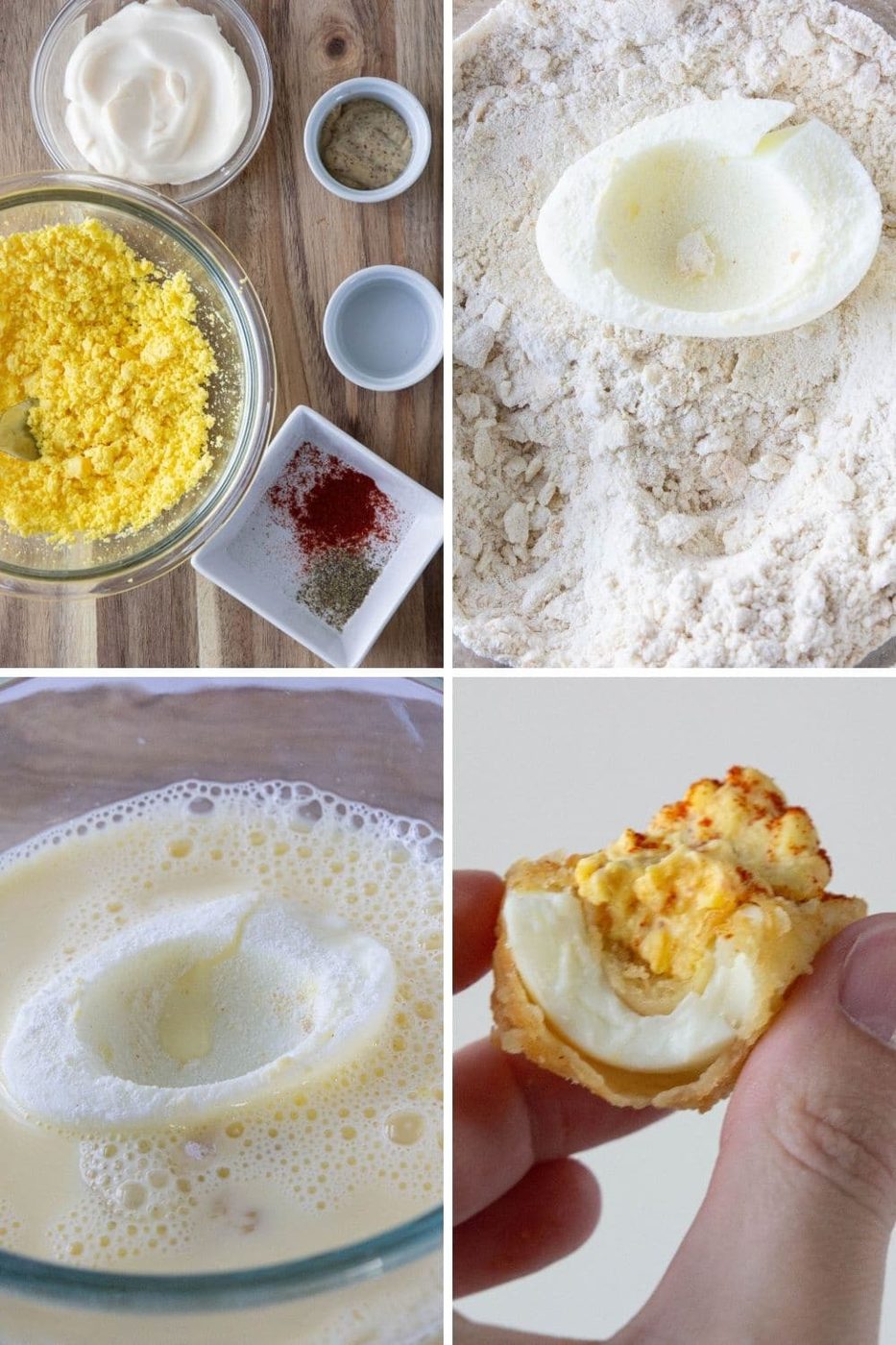 deep fried boiled eggs
