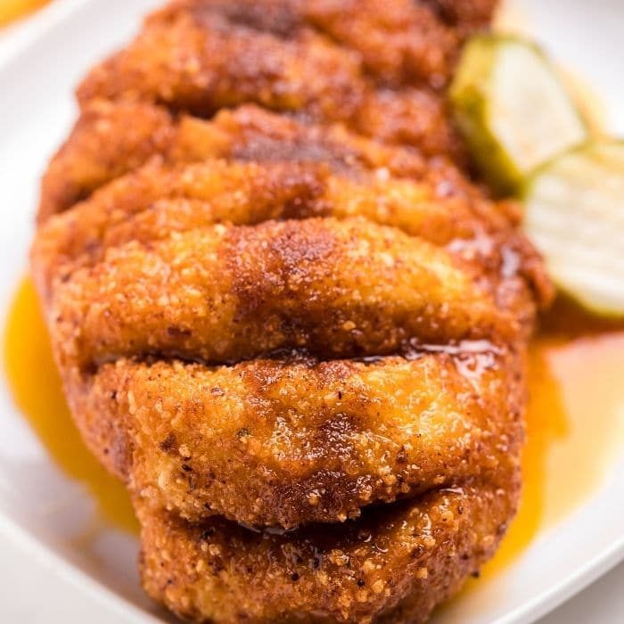 Fried Hasselback Chicken with Nashville Seasoning