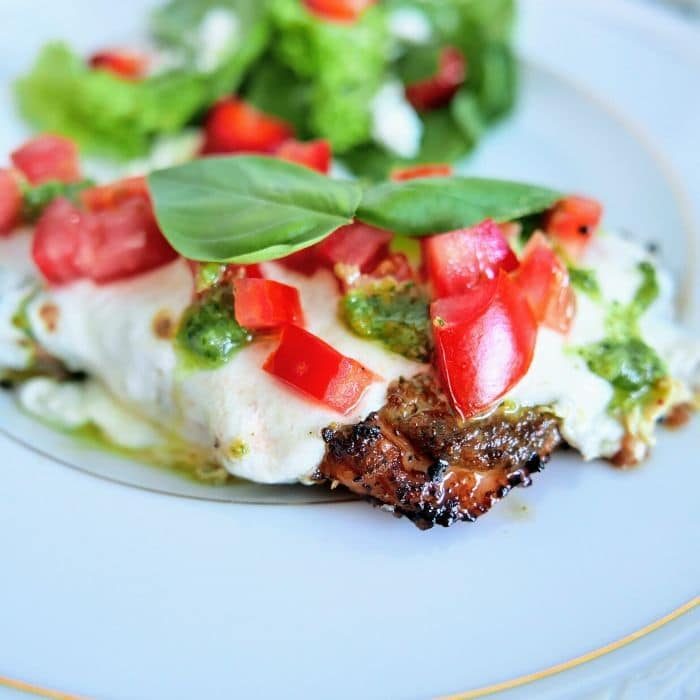 Grilled Bruschetta Chicken On Ninja Foodi Grill