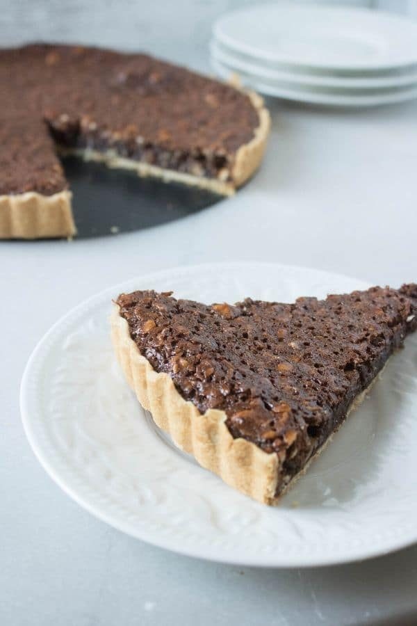 Hazelnut Chocolate Tart