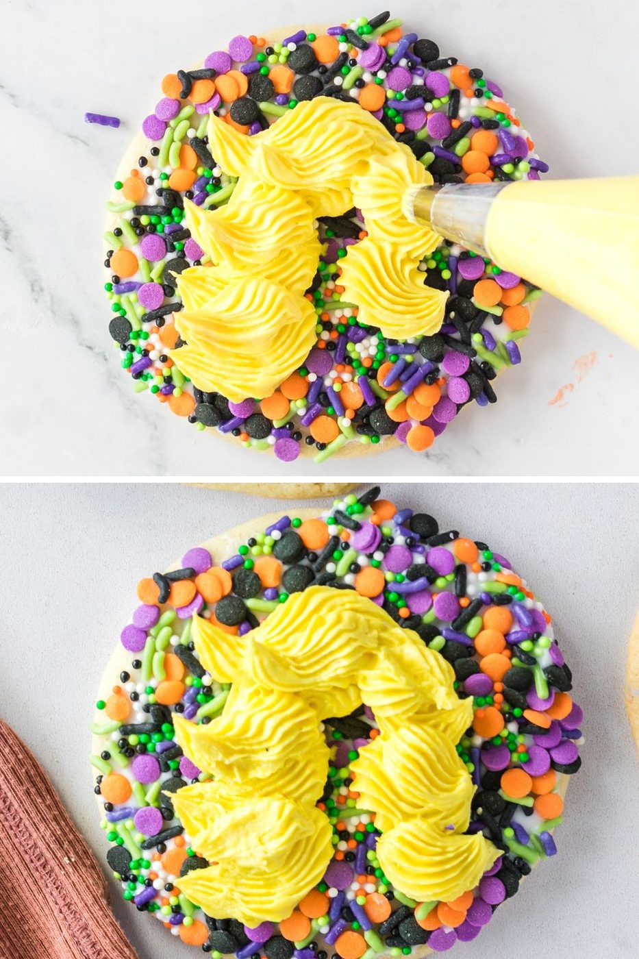 Sarah Hocus Pocus Cookies piping 