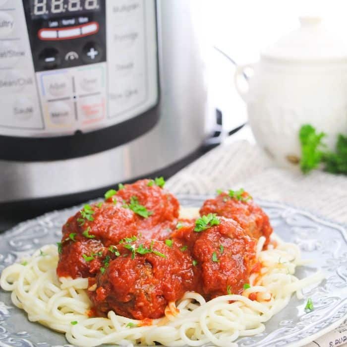 From-scratch Instant Pot Meatballs