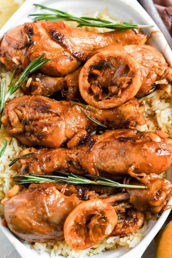Cayenne Rosemary Instant Pot Chicken Legs